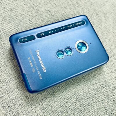 Panasonic SX53 Walkman Cassette Player, Near Mint Rare Blue ! Working ! image 13