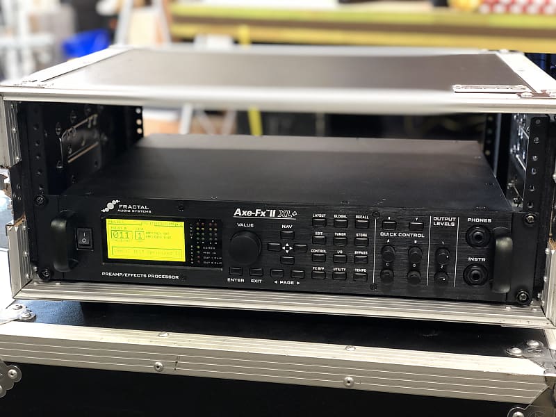 Fractal Audio Axe FX II XL+ & 4U ATA Rack Case | Reverb
