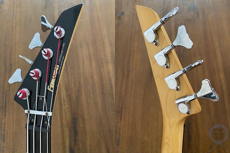 Fernandes Bass, Limited Edition, PJ, Medium Scale, Black MIJ