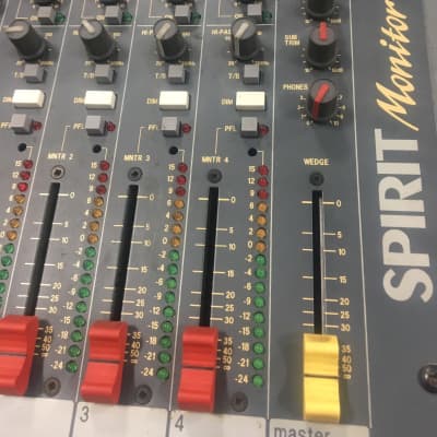 Soundcraft Spirit Monitor 24ch アナログミキサー Soundcraft Spirit Monitor Mixing Console 24x8 Sound Board