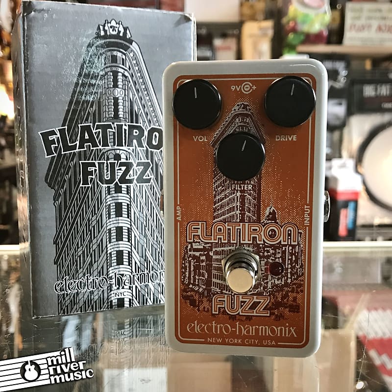 Electro-Harmonix Flatiron Fuzz Effects Pedal Used