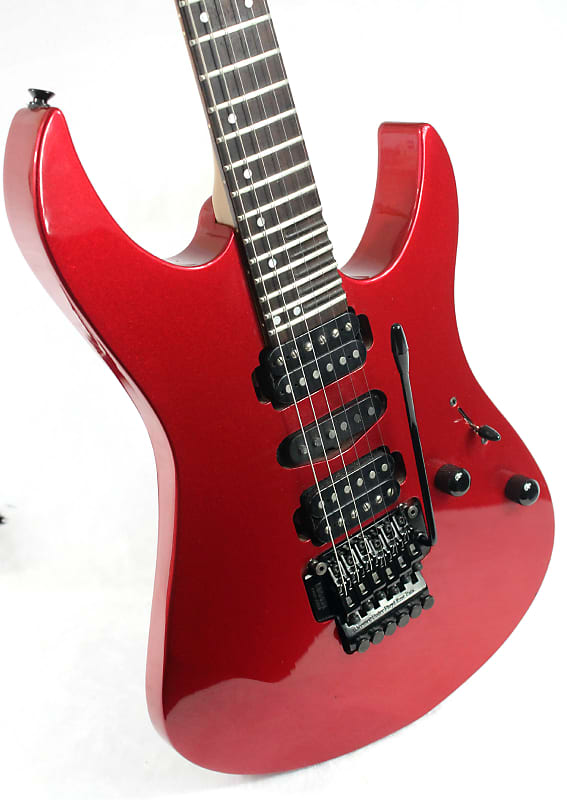 Rare 95 Yamaha RGX 621 D With Scalloped Frets in Metallic Red