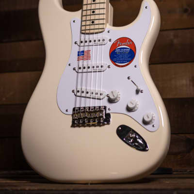 Fender  Eric Clapton Stratocaster, Maple FB, Olympic White image 5
