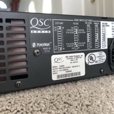QSC CX302V 2-Ch Power Amp Rack - 70/120V image 9