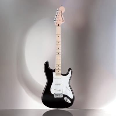 Fender Squier Affinity Series Stratocaster Electric Guitar (Black) image 7