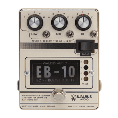 Walrus Audio EB-10 (Cream or Black) image 2