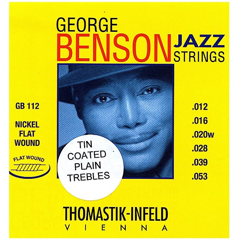 Thomastik George Benson Jazz Guitar Strings Set Tin Coated Plain