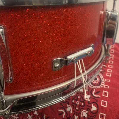 Whitehall Red Sparkle 14x5.5” Snare Drum image 7