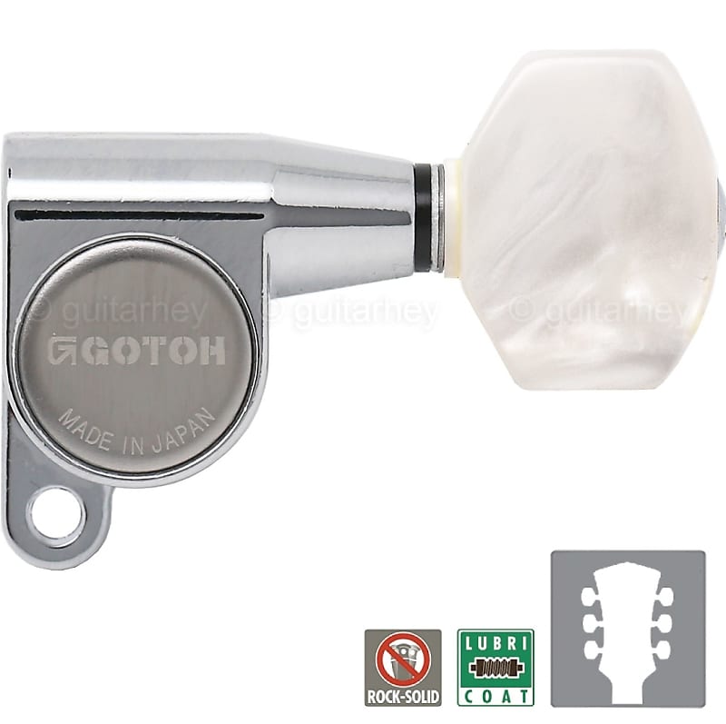 Gotoh SG360 PEARLOID & CHROME Tuners EVH Wolfgang Reverb