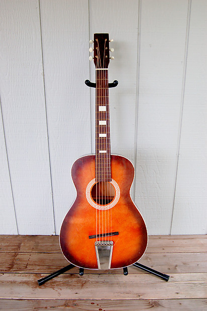 Vintage sears acoustic store guitar