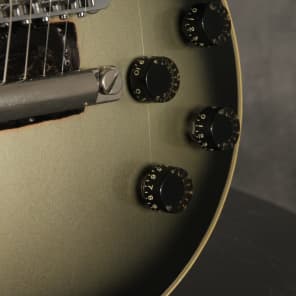 Gibson Les Paul Custom left over tremolo route 1981 Silverburst image 23