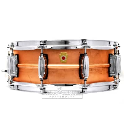 Ludwig Copper Phonic Snare Drum 14x5 Raw image 1