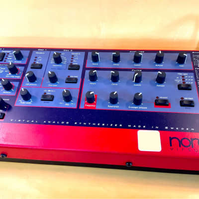 Nord Lead Rack Rackmount Virtual Analog Synthesizer 1995 - 1997 - Red image 2