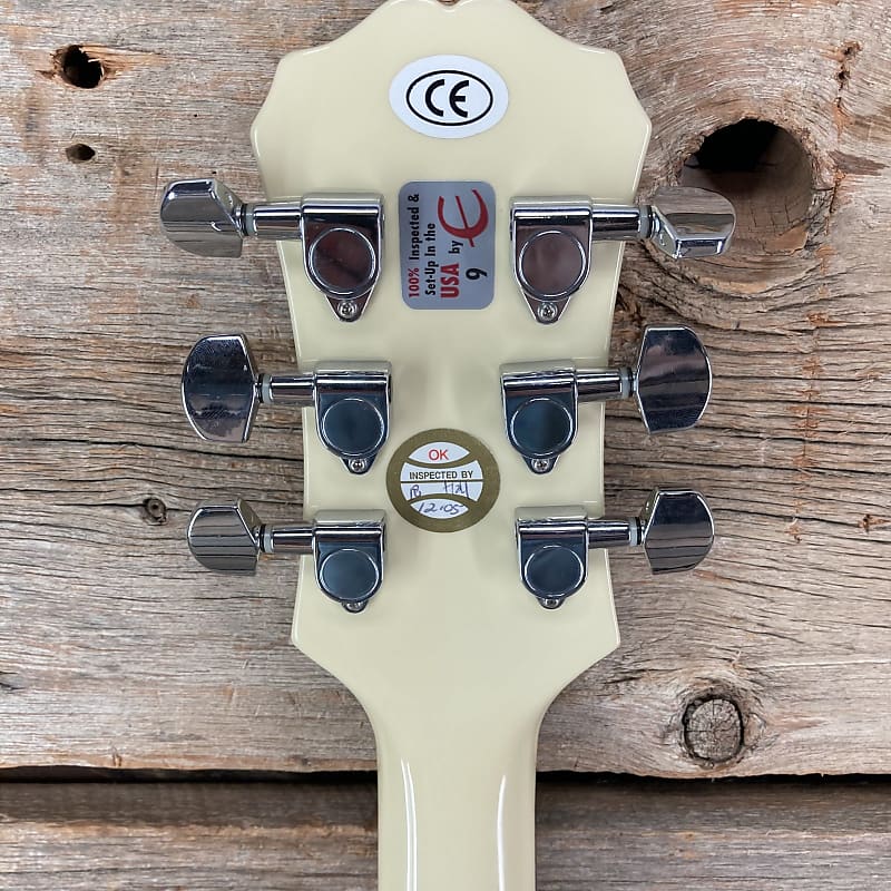 ギター Epiphone by Gibson G-310 Vintage White DISC Epiphone SG G-310 Guitar Vintage White, Marshall Amp