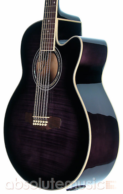 Ibanez AEL2012E-TKS 12 String Electro Acoustic Guitar, | Reverb