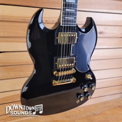 Epiphone G400 SG Custom Black Beauty 3-Pickup | Reverb