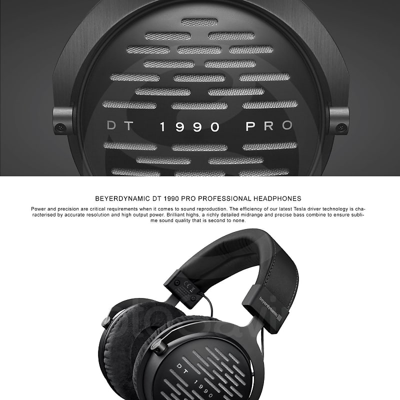 Beyerdynamic DT 1990 PRO 250 Ohm Headphones with Amplifier +