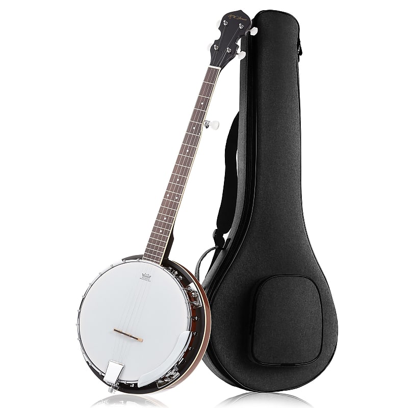 5-String Banjo, Left Hand - 24 Bracket, Closed Back, Geared | Reverb