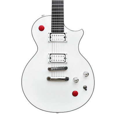 ギター 's effects BOR - White Ashthorpe 39-Inch Electric Guitar (White-White), Full-Size