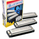 Hohner 3P1501BX Bluesband Harmonica, Pro Pack, Keys of C, G, and A Major
