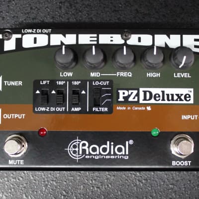 Reverb.com listing, price, conditions, and images for radial-tonebone-pz-deluxe
