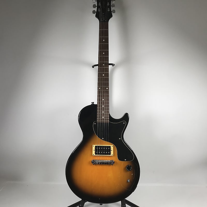 6.87 lb* Les Paul Junior 2022 Ebony Dog Ear P90