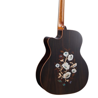 Merida Extrema A18GAC  Acoustic Guitar Flower version image 2