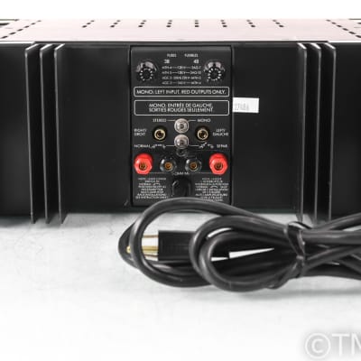 Bryston 4B Vintage Stereo Power Amplifier; 4-B; Black; 19" Faceplate image 5