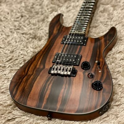 Schecter C-1 Exotic Ebony in Natural Satin for sale