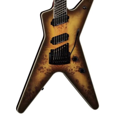 Dean ML 7 String Select Multiscale Kahler Guitar, Ebony, Bundle image 2