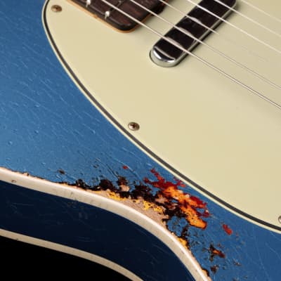 Fender Custom Shop LTD 60 Telecaster Custom Heavy Relic - Aged Lake Placid Blue over Chocolate 3-Color Sunburst image 19