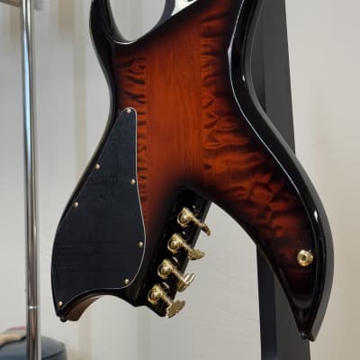 B.C. Rich Custom Shop Bich 10 Supreme Brazilian Rosewood 2025 - Sculpin Burst image 14