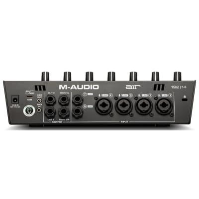 M-Audio AIR 192|14 192 14 8-In/4-Out 24/192 USB Audio Studio Recording Interface image 3