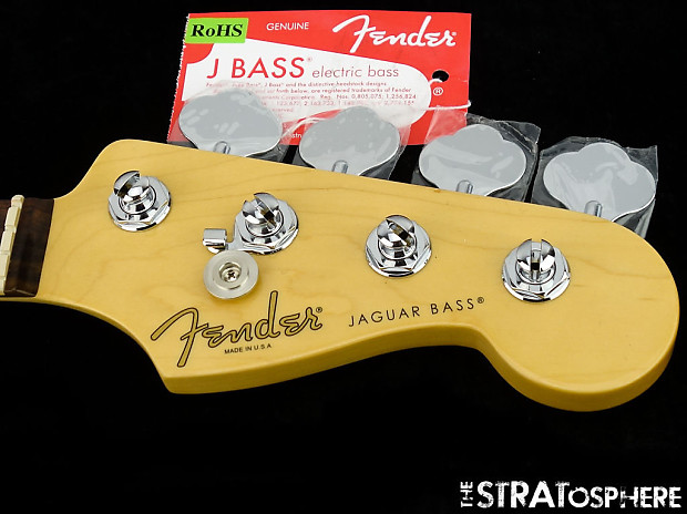 2016 Fender American Standard Jaguar BASS NECK TUNERS USA Bass