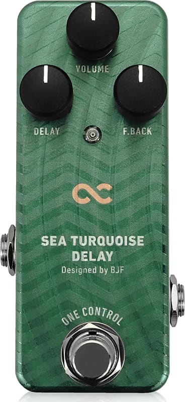 One Control Sea Turquoise Delay Guitar Effect Pedal image 1