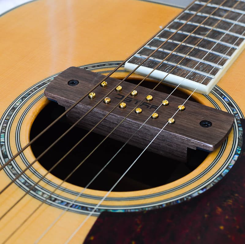 Humbucker Acoustic Guitar Pickup Walnut Reverb