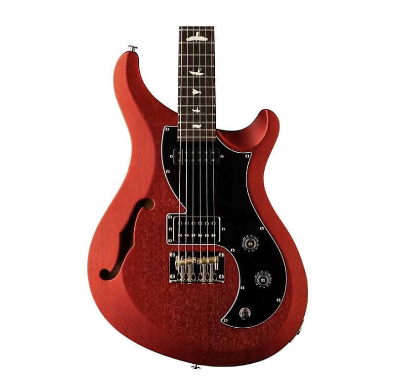 Paul Reed Smith PRS S2 Vela Semi-Hollow Satin Electric Guitar Red Apple Metallic w/Bag