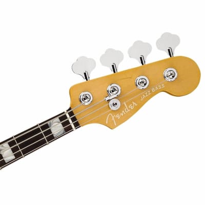 Fender American Ultra Jazz Bass Arctic Pearl Rosewood Fretboard (BF23) image 3