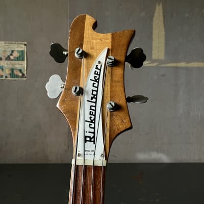 Rickenbacker 4001 (1968) bass guitar : checkerboard & crushed pearl image 11