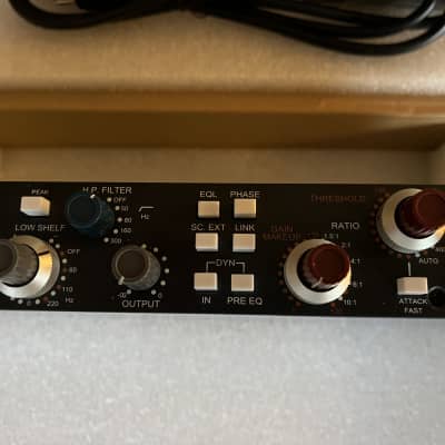 Heritage Audio Brit Strip 1073 style mic pre and EQ with vintage diode bridge compressor channel str image 4