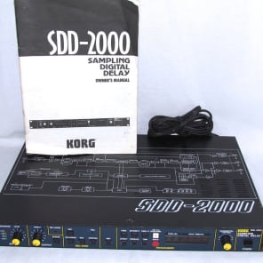 Korg SDD-2000 Digital Sampling Delay Rack Processor 1980's
