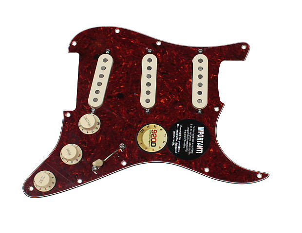 920D Custom Shop 21-10-11 Fender Tex-Mex Loaded Prewired Strat Pickguard image 1