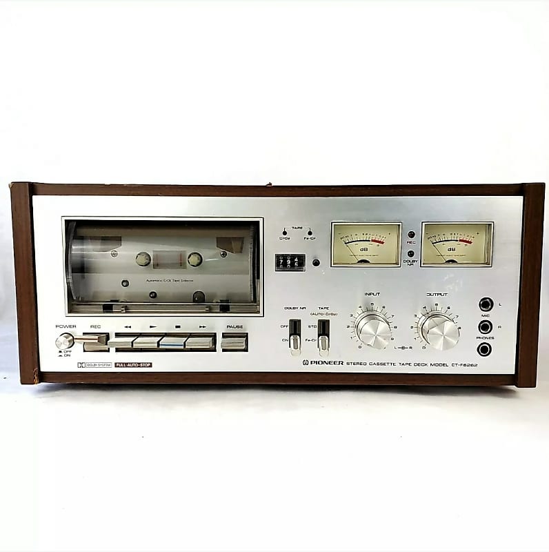 Pioneer CT-F6262 4-Track Stereo Cassette Tape Deck (1977) image 1