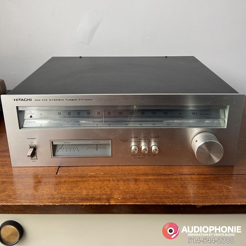 Hitachi FT-340 Stereo AM/FM Tuner | Reverb Canada