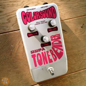 Colorsound Supa Tonebender 限定版 Coda Effects - Vintage Colorsound Supa Tonebender (1973)