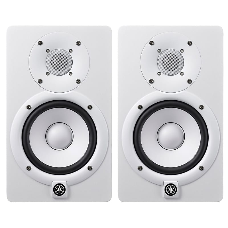 Yamaha HS5 5-Inch Powered Studio Monitor Speaker, White (Pair) image 1