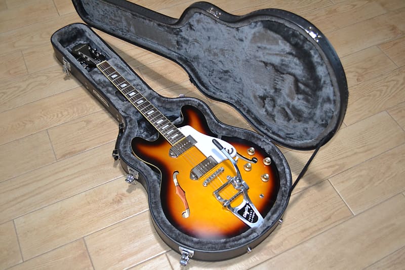 美品 90年代 日本製 Epiphone Casino with Bigsby Epiphone Limited-edition Casino Archtop Hollowbody Electric