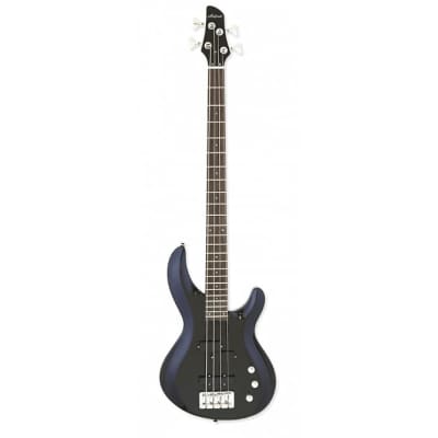 Aria IGB-STD-MBK IGB Standard Series Basswood Body Carved Top 4-String Electric Bass Guitar for sale