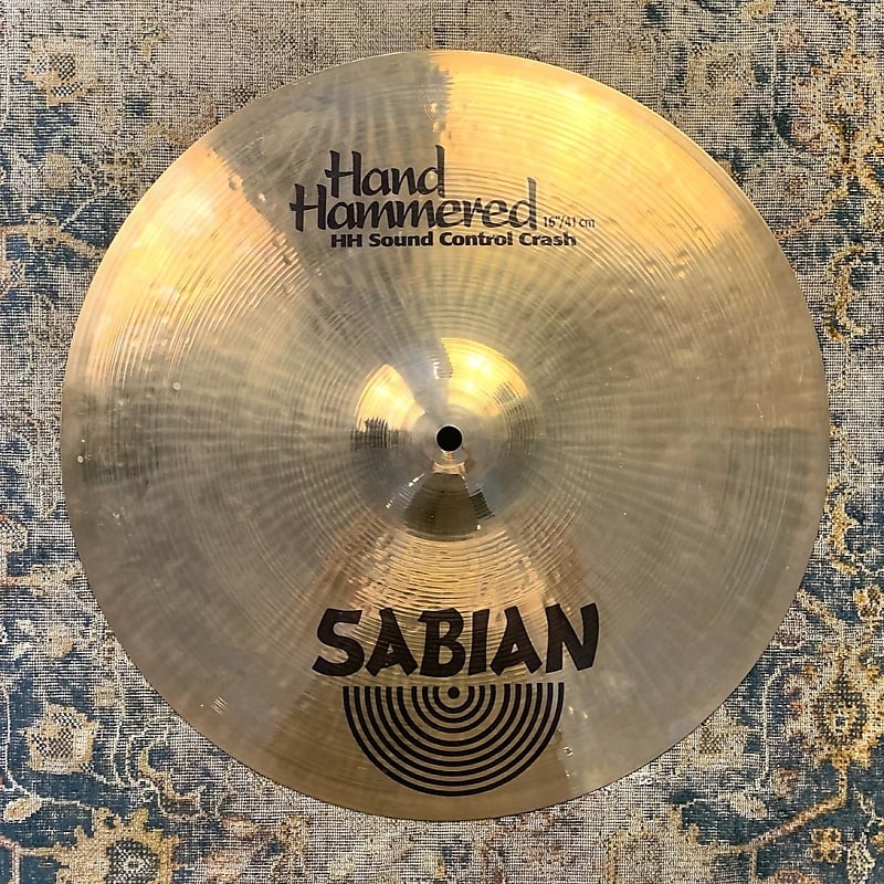 MELLOW Sabian HH SOUND CONTROL Crash 16” Hand Hammered 1038 CLEAN