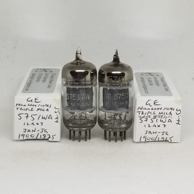 Sylvania GB-5751 12AX7 Tubes 1960's - Gray | Reverb